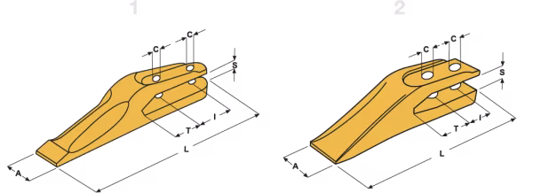 Denti A Forcella Serie E 30