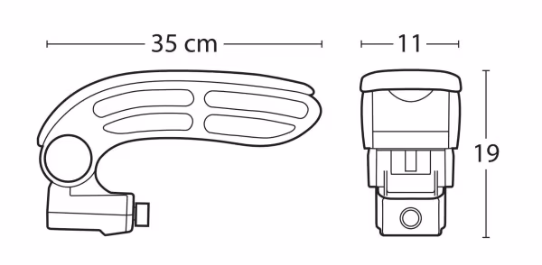 Pilot Sportura, bracciolo