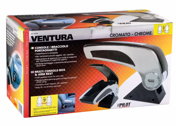 Lampa Ventura, bracciolo portaoggetti