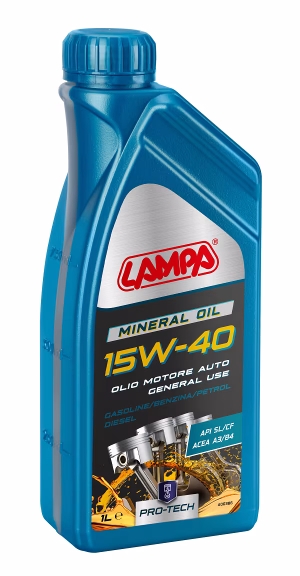 Lampa Mineral 15W-40, olio motore auto - General Use