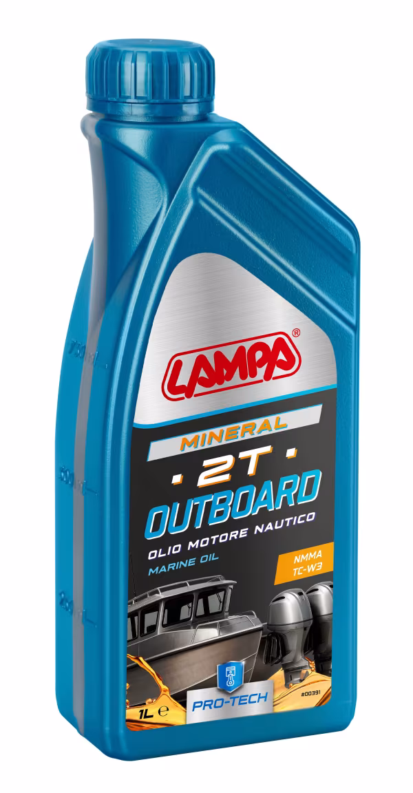Lampa Mineral 2T Outboard, olio motore nautico 2 tempi - 1 L