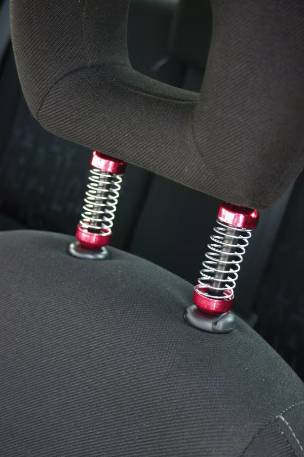 Pilot Racing Seat Suspensions 2 pz - Rosso/Cromo