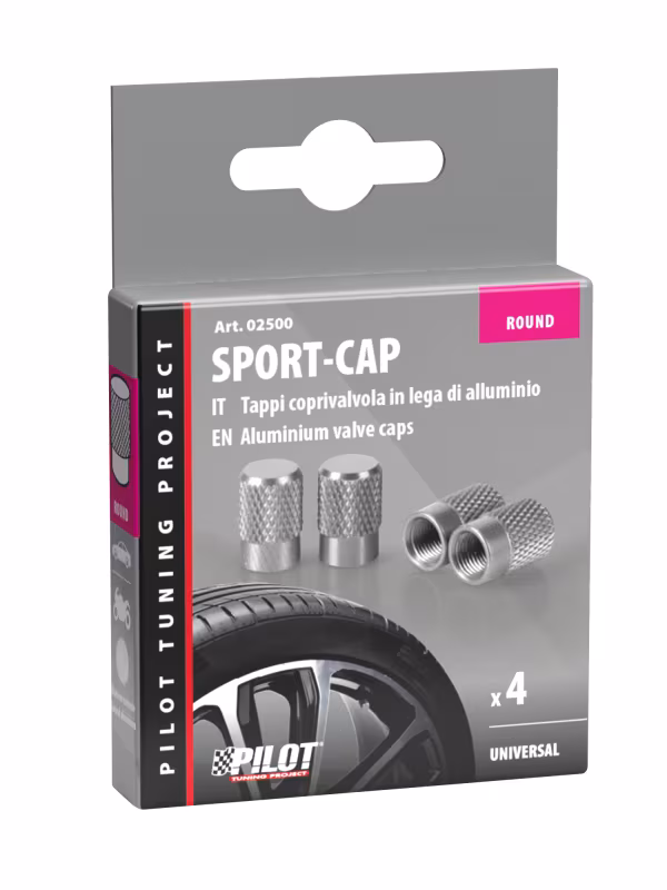 Pilot Sport-Cap, set 4 tappi coprivalvola