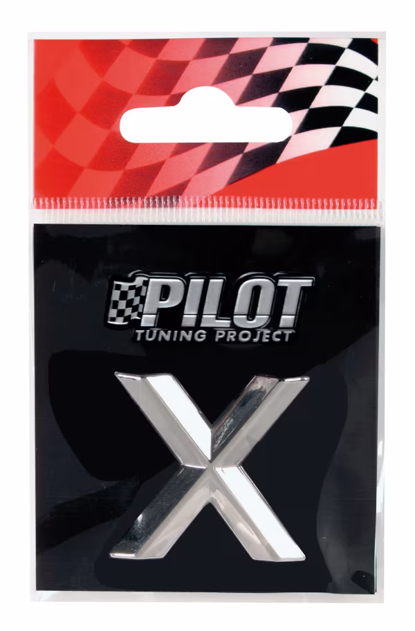 Pilot 3D Letters Type-2 (26 mm) - X