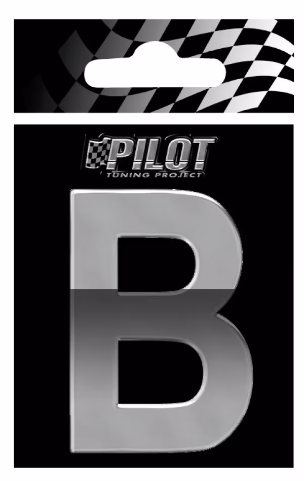 Pilot 3D Letters Type-4 (70 mm) - B