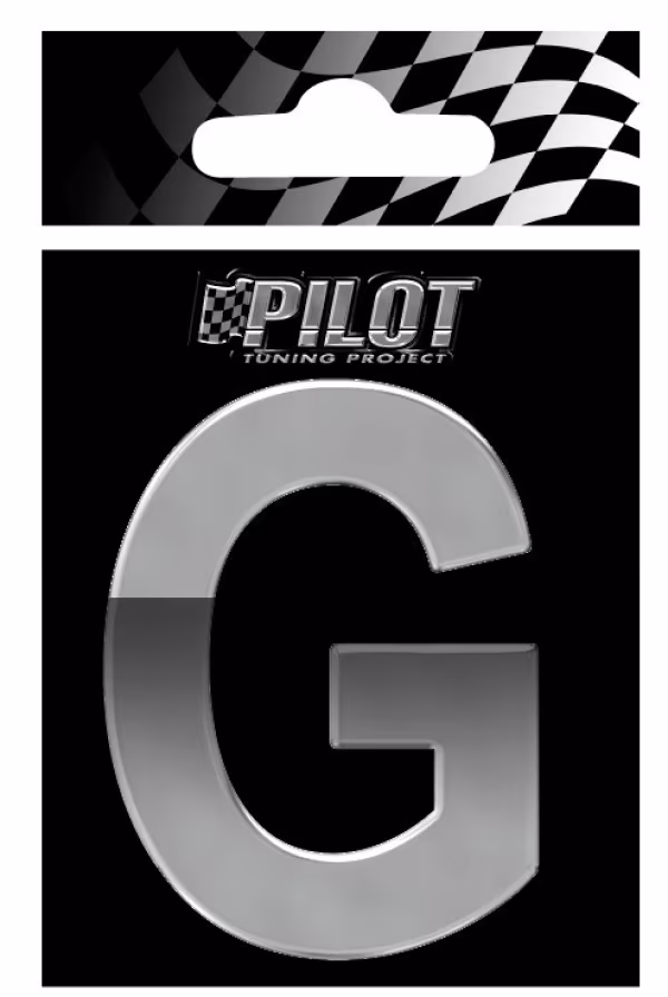 Pilot 3D Letters Type-4 (70 mm) - G