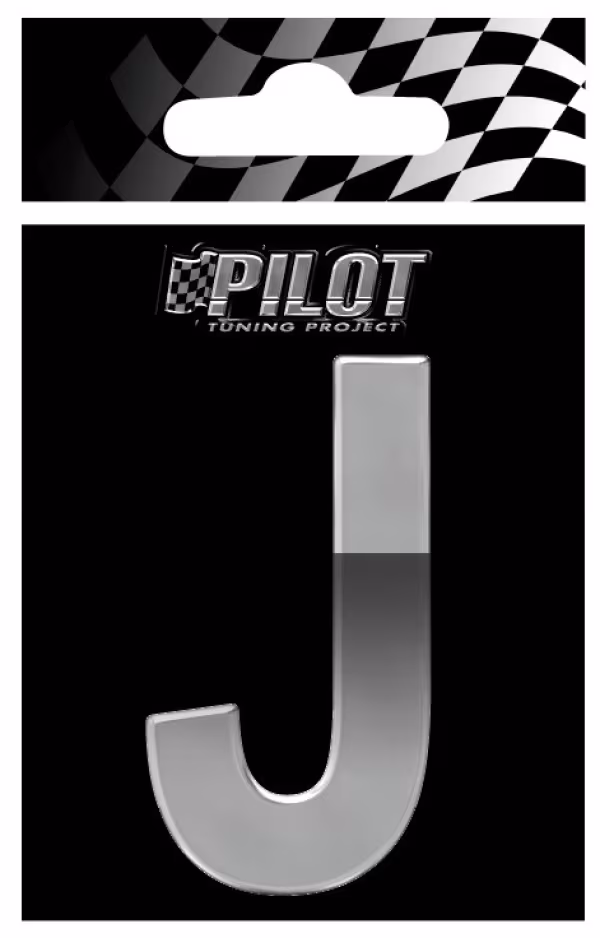 Pilot 3D Letters Type-4 (70 mm) - J