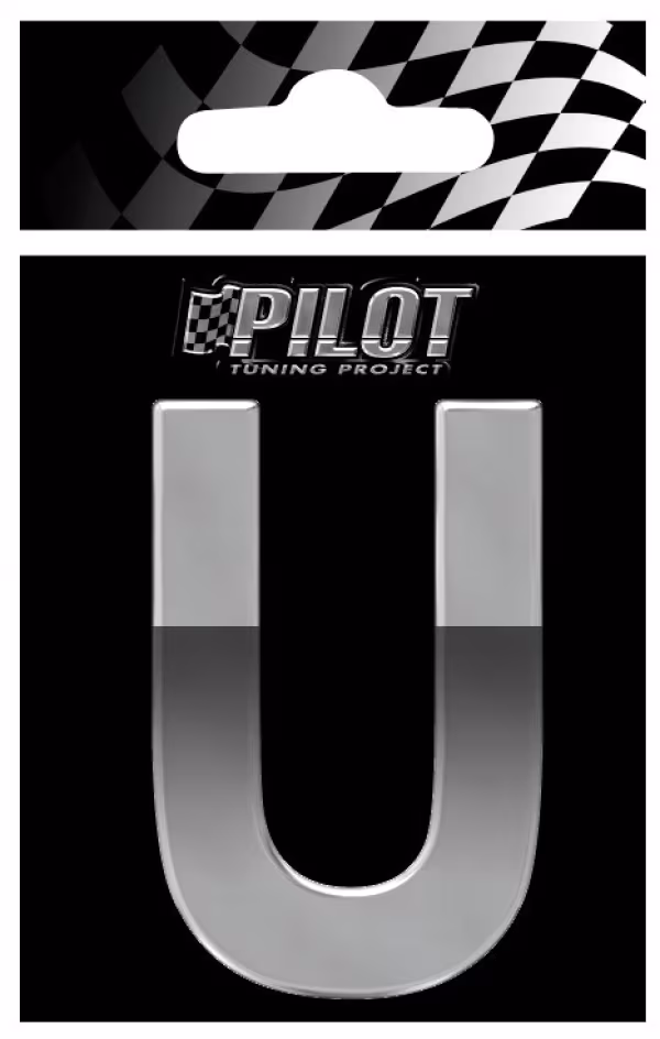 Pilot 3D Letters Type-4 (70 mm) - U