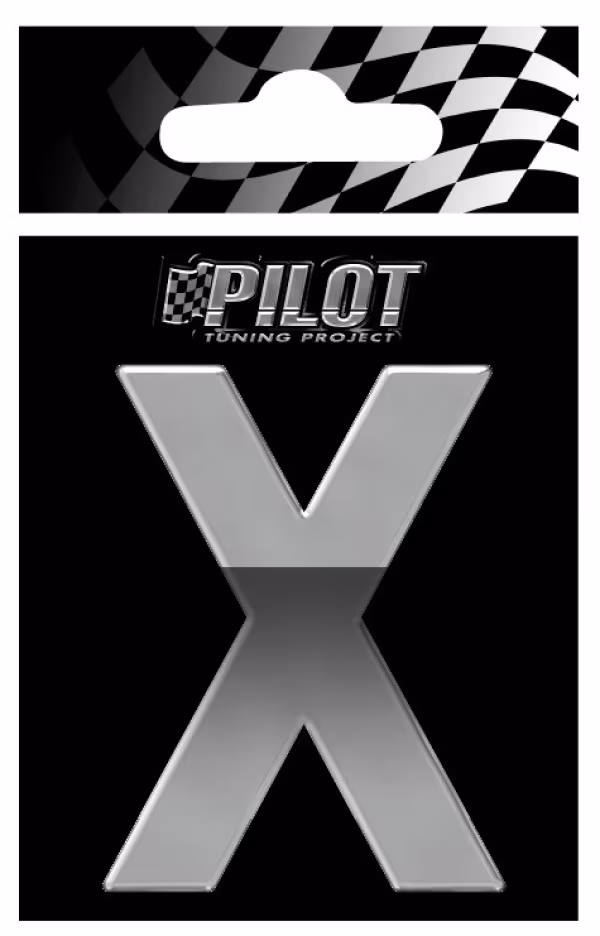 Pilot 3D Letters Type-4 (70 mm) - X