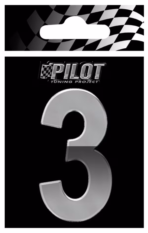 Pilot 3D Letters Type-4 (70 mm) - 3