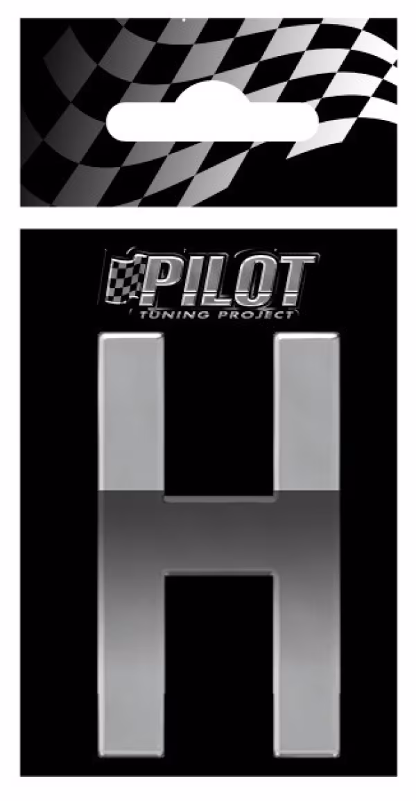 Pilot 3D Letters Type-5 (56 mm) - H