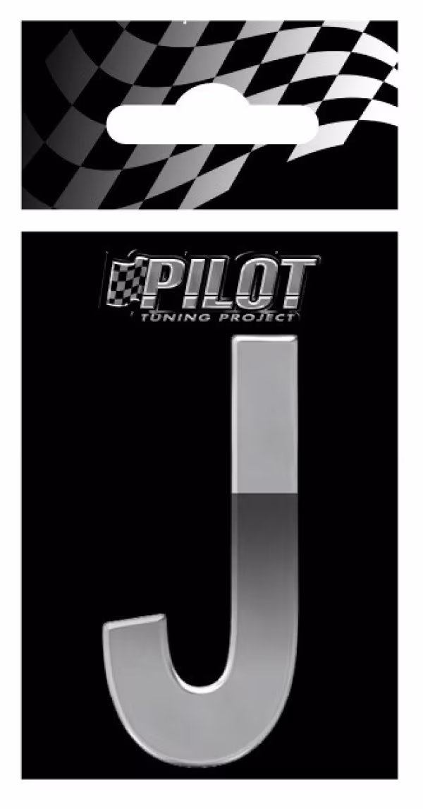 Pilot 3D Letters Type-5 (56 mm) - J