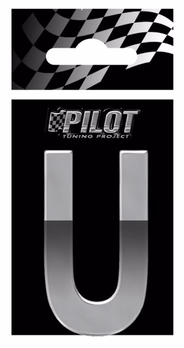 Pilot 3D Letters Type-5 (56 mm) - U