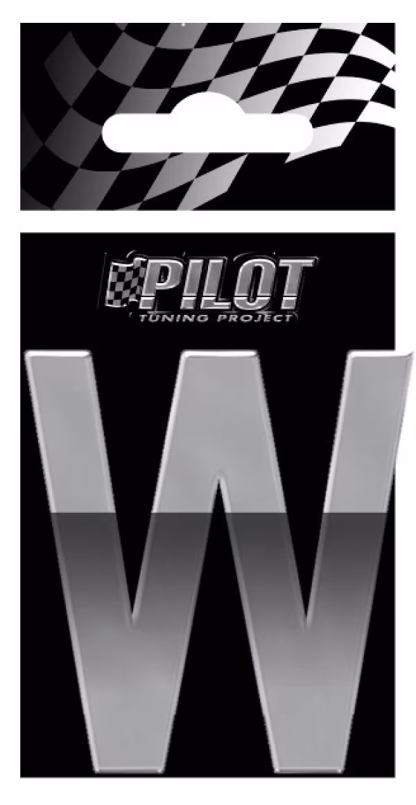 Pilot 3D Letters Type-5 (56 mm) - W
