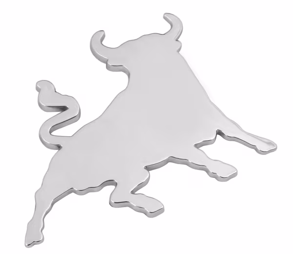 Pilot Emblema 3D cromato - Bull