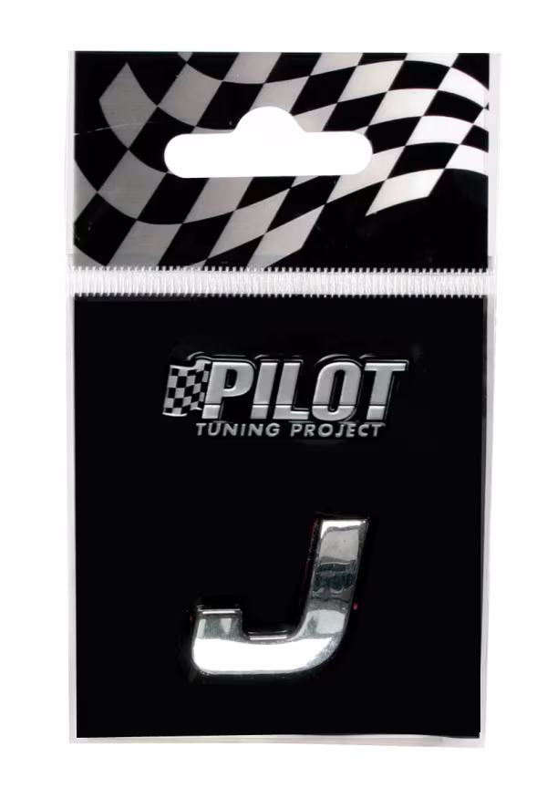 Pilot 3D Letters Type-1 (18 mm) - J
