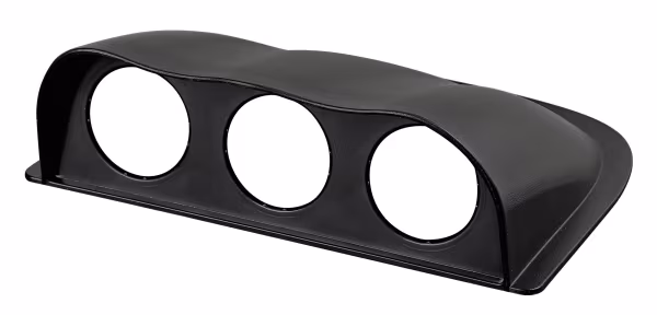 Pilot Portastrumenti a 3 fori per cruscotto (52 mm)