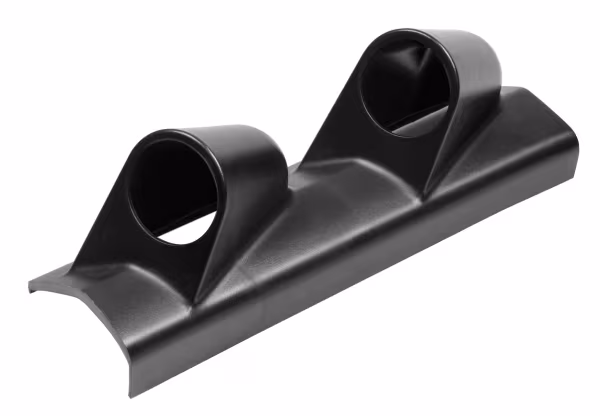Pilot Portastrumenti montante 2 fori (52 mm) - Nero - Sinistro
