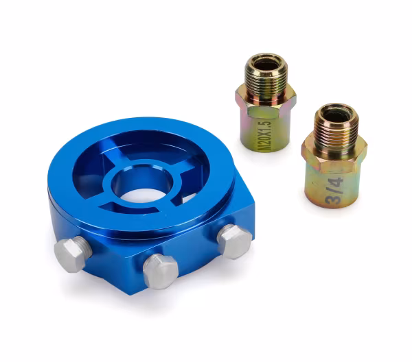 Pilot Raccordo filtri olio 77 mm per innesto 3 sensori - M20-P1.5 + 3/4-16 UNF