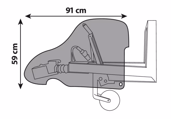 Lampa Copertura di protezione per giunti di carrelli e roulotte