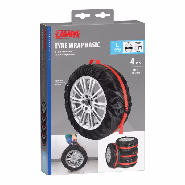 Lampa Tyre Wrap Basic - Set 4 copriruota - L - 13\"-19\"
