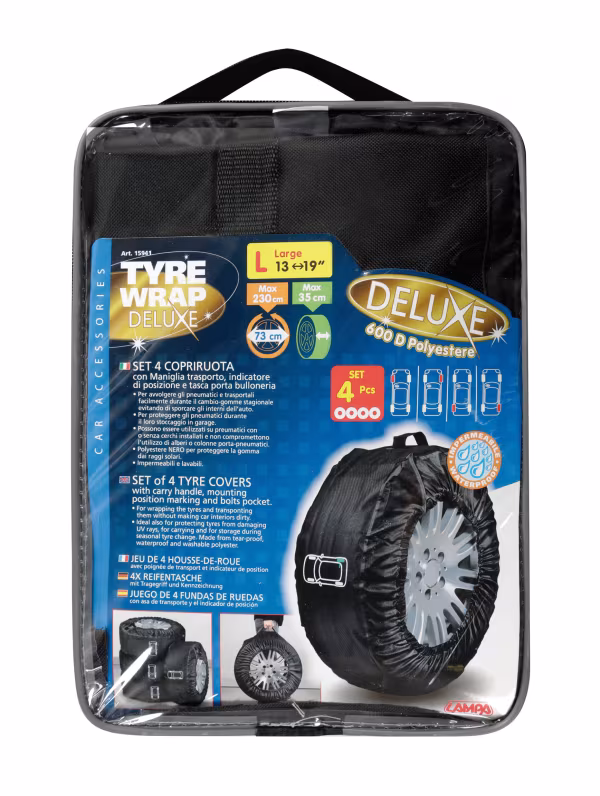 Lampa De-Luxe, set 4 copriruota - Taglia L