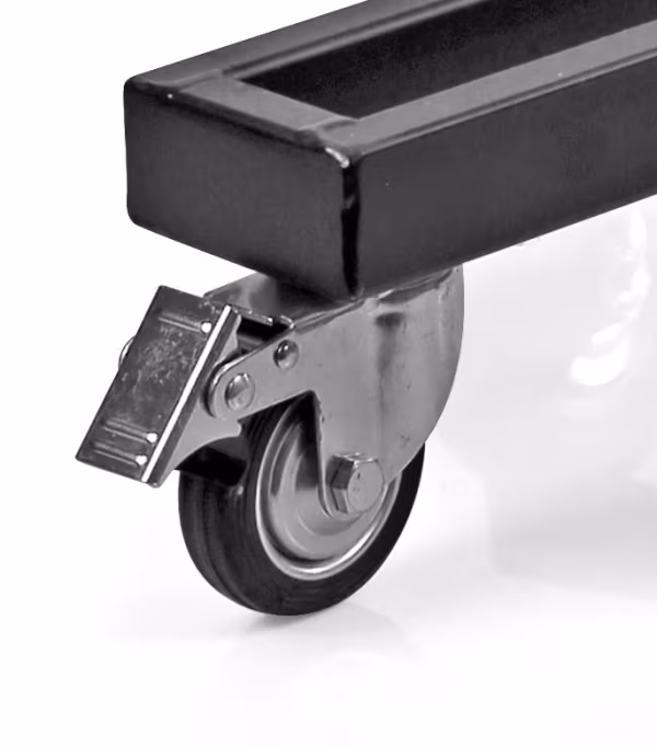 Lampa PP-3, carrello porta cerchi e pneumatici con supporto ad asta