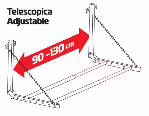 Lampa Mensola portaruote da parete