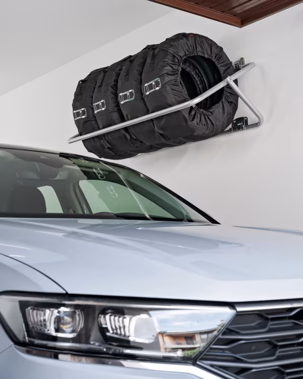 Lampa XL foldable rack, supporto porta gomme e cerchioni da parete richiudibile
