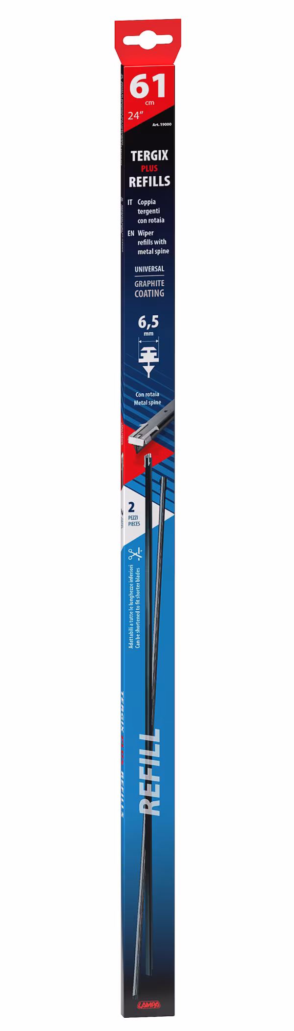 Lampa Tergix Plus - 61 cm - con rotaia - 2 pz
