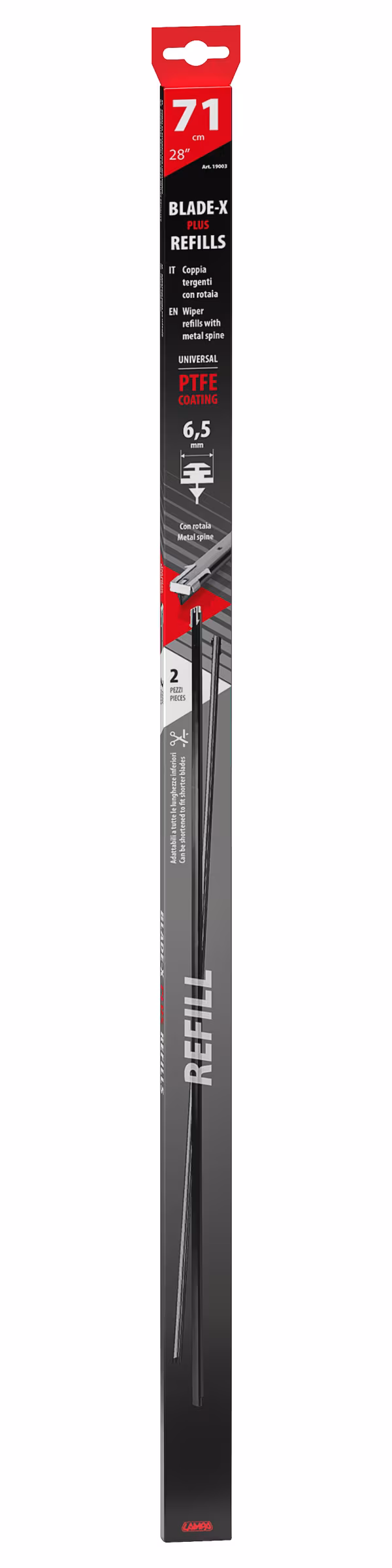 Lampa Blade-X Plus - 71 cm - con rotaia - 2 pz