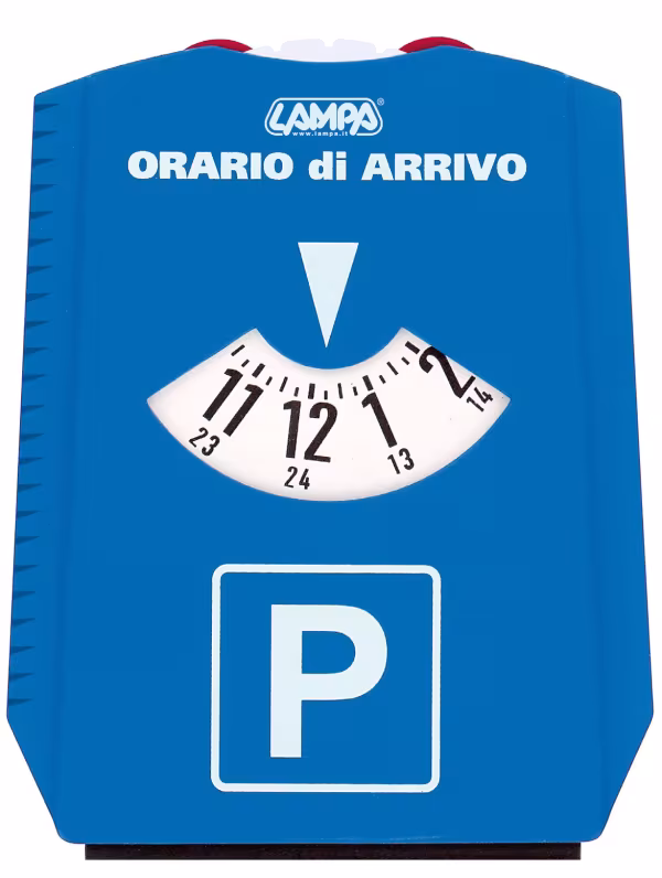 Lampa 5 in 1, raschiaghiaccio con disco orario - 120x150 mm
