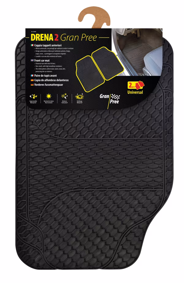 Gran Pree Drena 2 Gran Pree, coppia tappeti anteriori universali