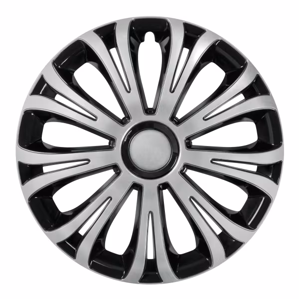 Pilot Avera Silver & Black - Set 4 copricerchi - Ø