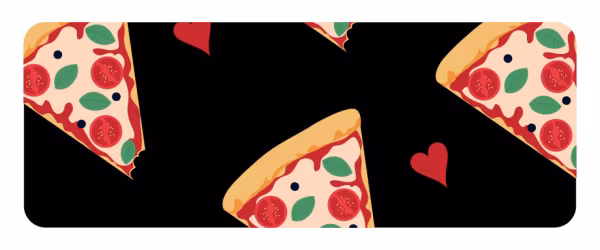 Lampa Skin-Cover, coprivolante elasticizzato in poliestere - Pizza