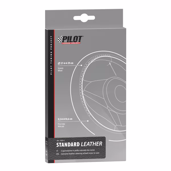 Pilot Standard, coprivolante in pelle - L - Ø 37/39 cm
