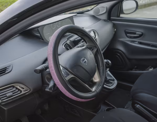 Lampa Diamonds Pink, coprivolante in Skeentex