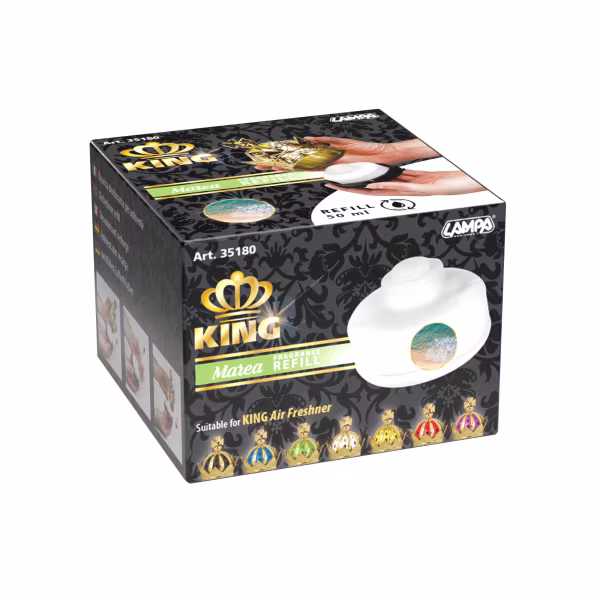 Lampa King, deodorante per abitacolo, ricarica 50 ml - Marea