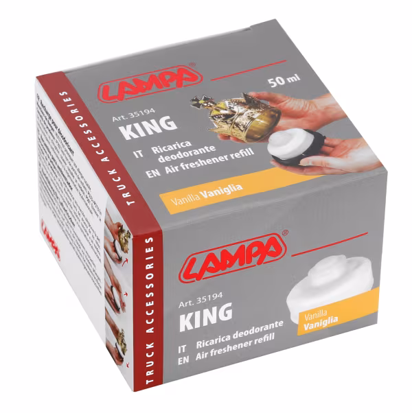 Lampa King, deodorante per abitacolo, ricarica 50 ml - Vaniglia