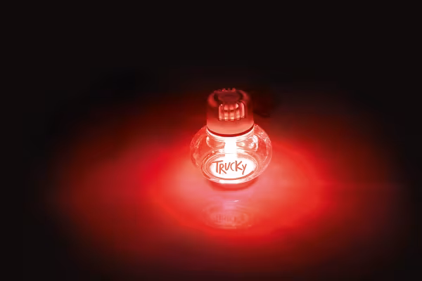 Lampa Trucky Led, base luminosa a led, 12/24V - 1 colore (Rosso)