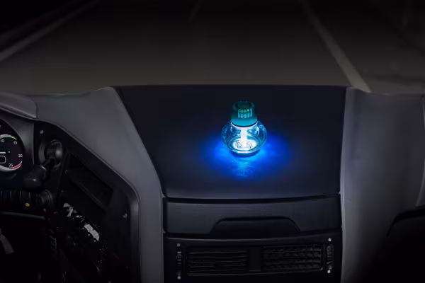 Lampa Trucky Led, base luminosa a led, 12/24V - 7 colori con dimmer