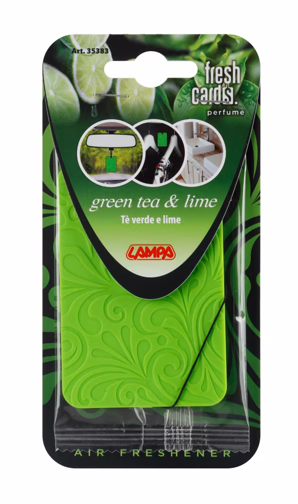 Lampa Fresh Cards, deodorante per ambiente - Green Tea & Lime