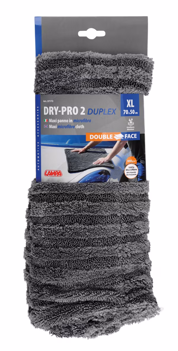 Lampa Dry-Pro 2 Duplex, maxi panno in microfibra - 50x70 cm