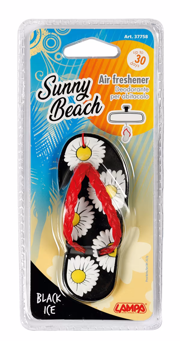 Lampa Sunny Beach, deodorante per abitacolo - 20,5 g - Black Ice