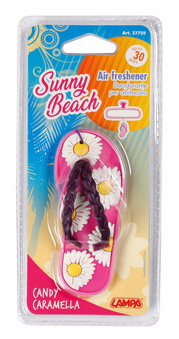 Lampa Sunny Beach, deodorante per abitacolo - 20,5 g - Caramella