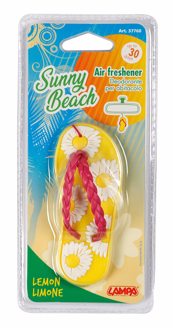Lampa Sunny Beach, deodorante per abitacolo - 20,5 g - Limone