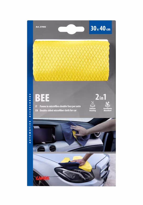 Lampa Bee, panno in microfibra double face