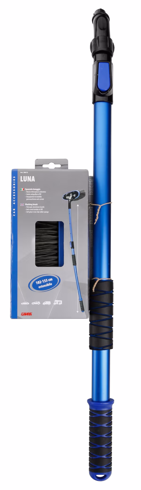 Lampa Luna, spazzola lavaggio telescopica 102-155 cm - 25 cm
