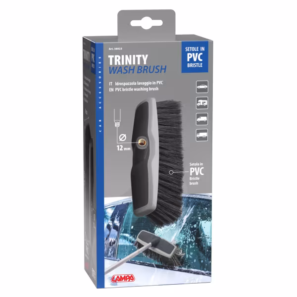 Lampa Trinity, idrospazzola lavaggio con setole in pvc - 25x8 cm