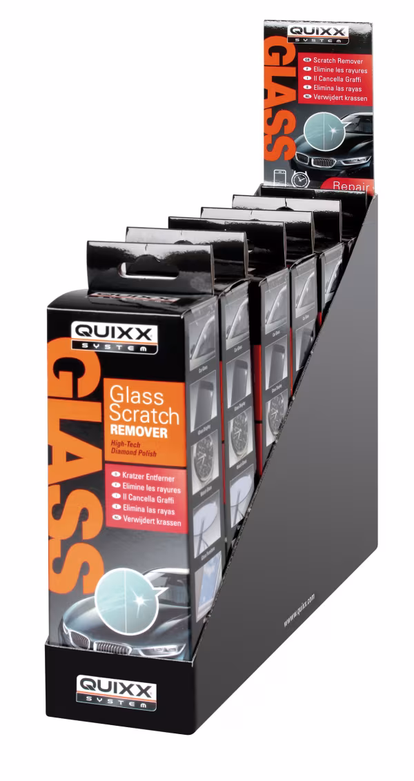Quixx Quixx, kit rimuovi graffi per superfici in vetro